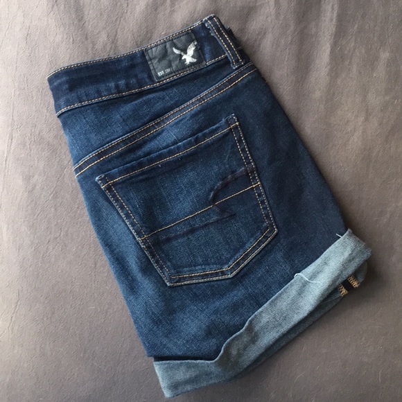 American Eagle Outfitters Pants - American Eagle Stretchy Midi Denim Shorts
